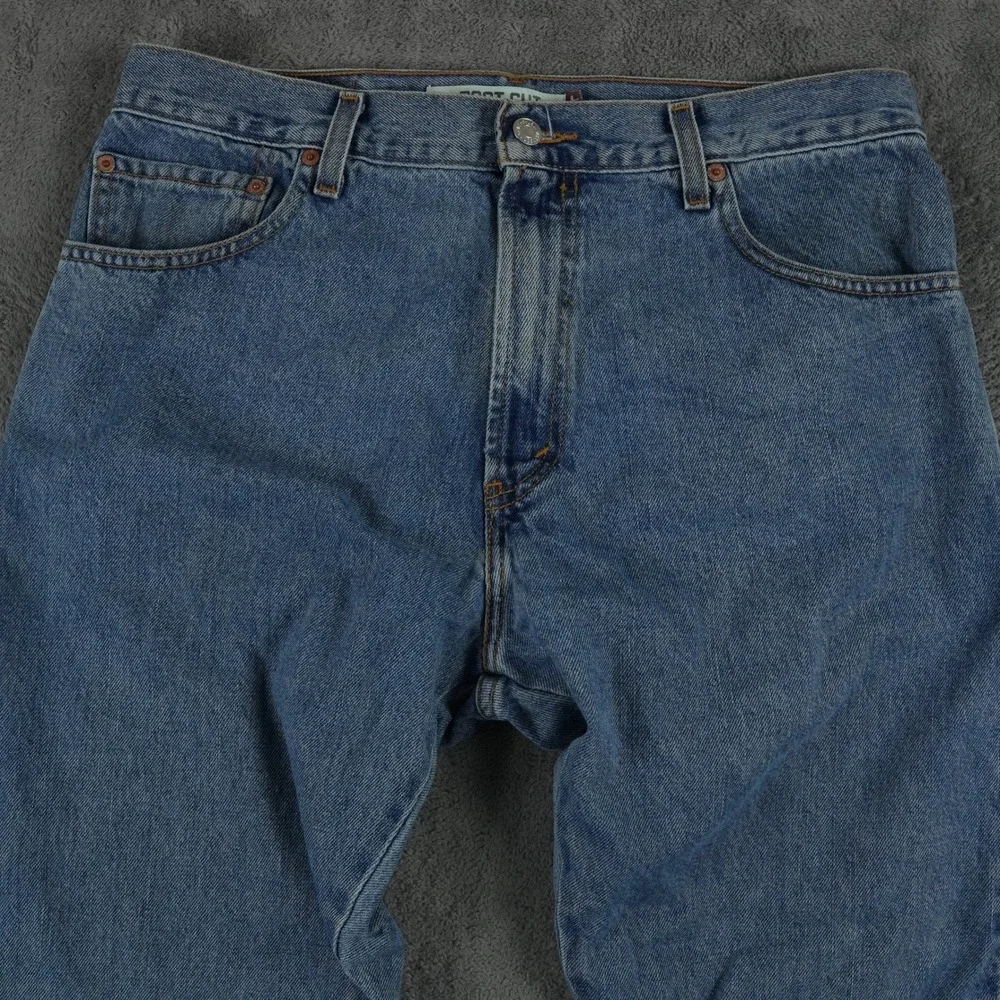 Levi's 517‎ Jeans Mens Fits 34x32 Blue Boot Cut Medium Wash Denim Pants Y2K